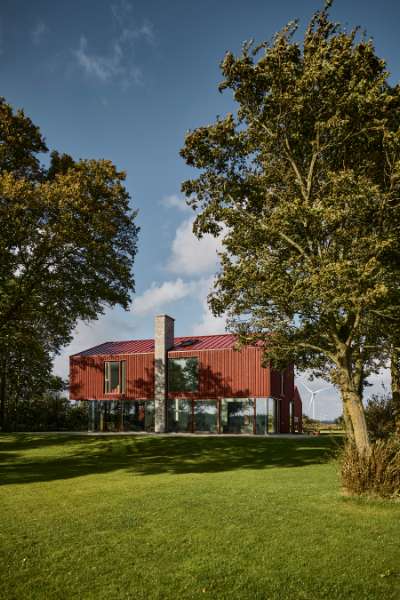 Ein Haus so rot, dass Snoopy davon „träumen“ würde,